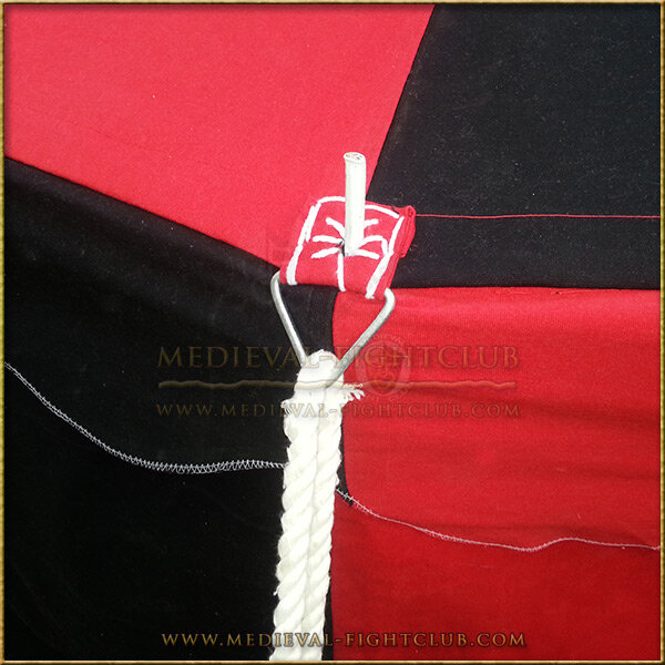 Black+White Pavilion - Striped Round Tent (5m diameter)