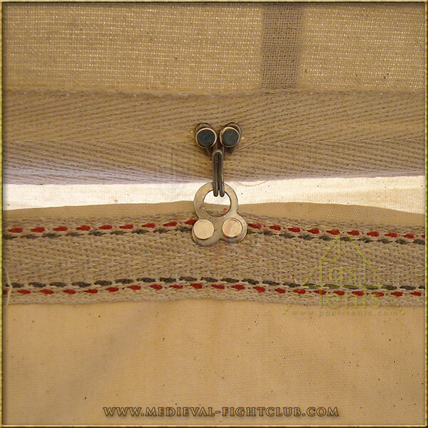 Square Marquee Tent (3m x 3m) Eyelet and Hook Close-Up