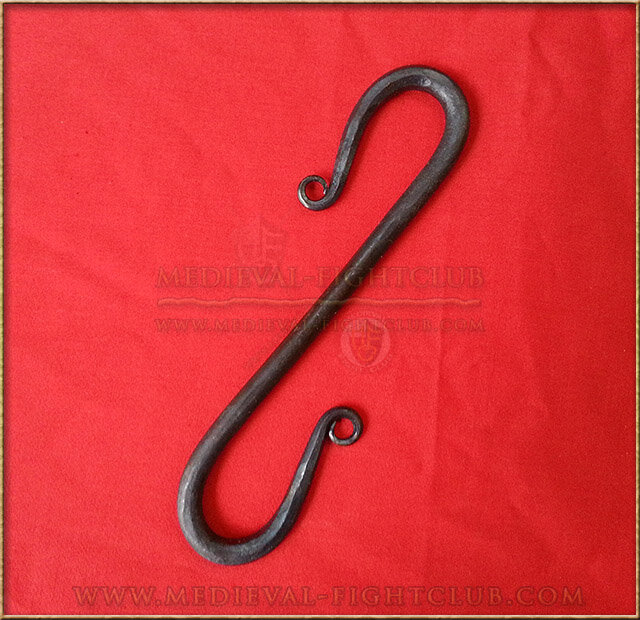 S hook - Medium Red Background